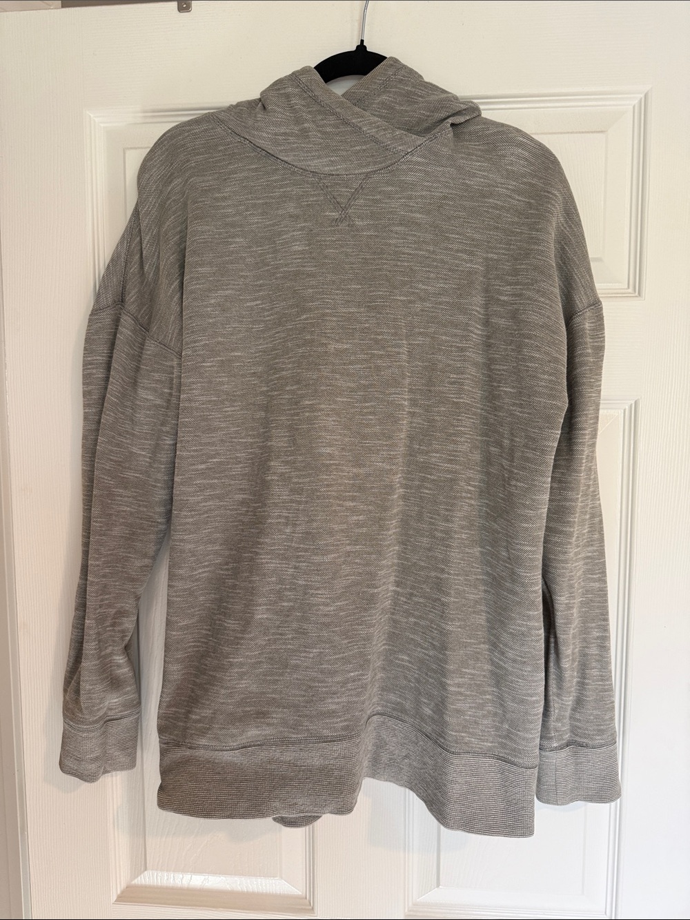 Burton Women’s Heather Gray/ Olive Crewneck Hoodie